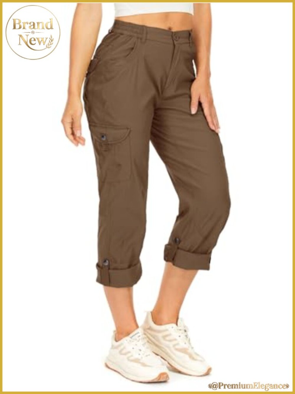 Convertible Cargo Hiking Pants Quick Dry Waterproof Capri